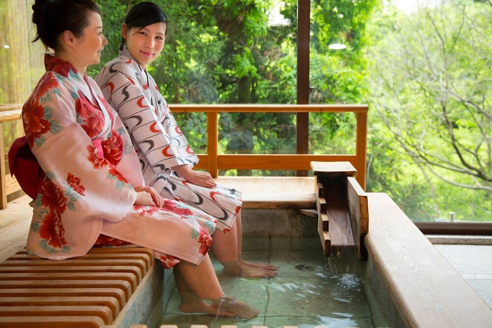 Yamanaka Onsen Kissho Yamanaka Hotell Kaga  Exteriör bild